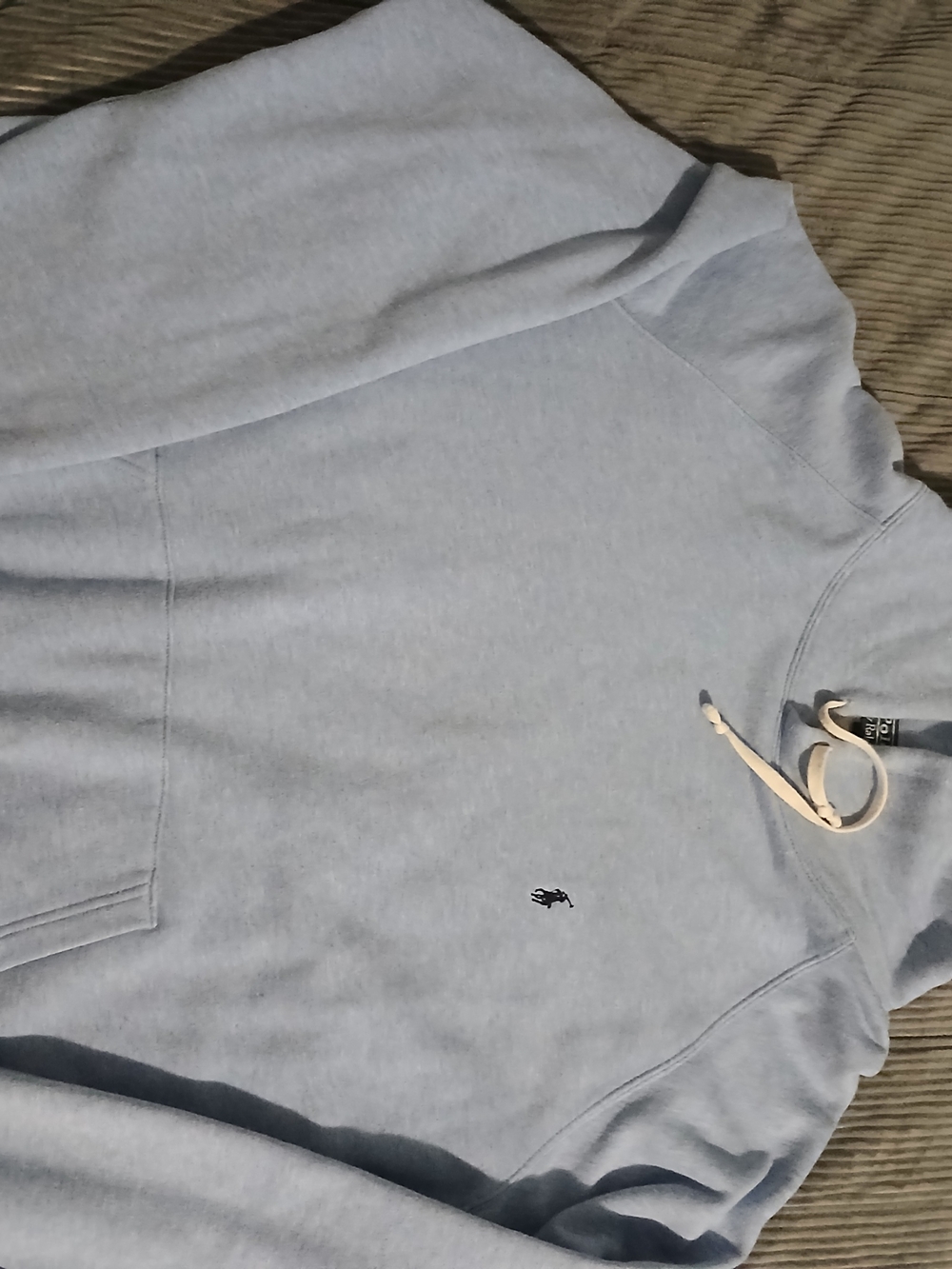 Polo Ralph Lauren Light Blue Pullover Hoodie with Embroidered Logo 2xl
